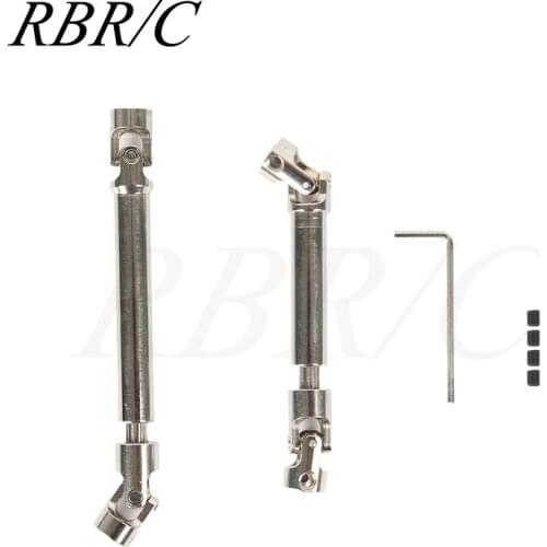 RBR/C SCX10 TRX 1:10 Off-Road Climbing RC Remote Control Car Upgrade DIY Accessories Part Different Sizes Metal Drive Shaft
