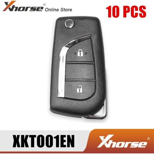 XHORSE XKTO01EN Universal Remote Key for Toyota 2 Buttons for VVDI Key Tool and VVDI2 (English Version) 10pcs/lot