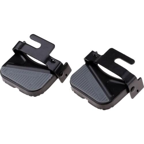 Prettyia Bike Rear Seat Pedals Footrests Set for Mountain Road