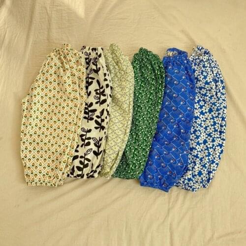 2021 New Baby Air Conditioning Lantern Pants Childrens Mosquito Pants Summer Cotton Pants Clothing Trousers For