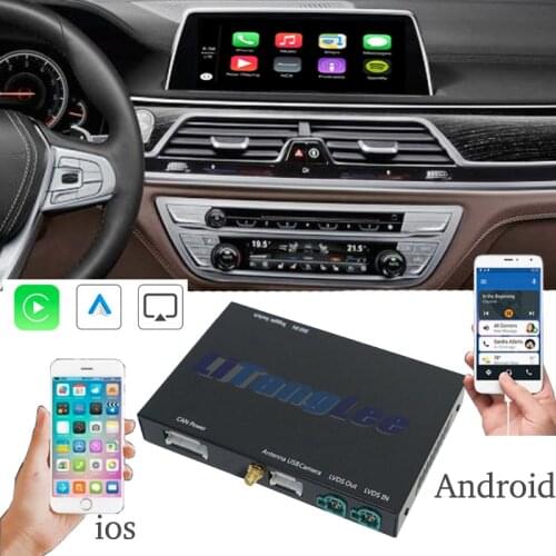 Car Camera Carplay Decoder Adapter For BMW 7 G12 NBT EVO 2015~2020 Mirror Link Display Android Auto Play 360 BirdView
