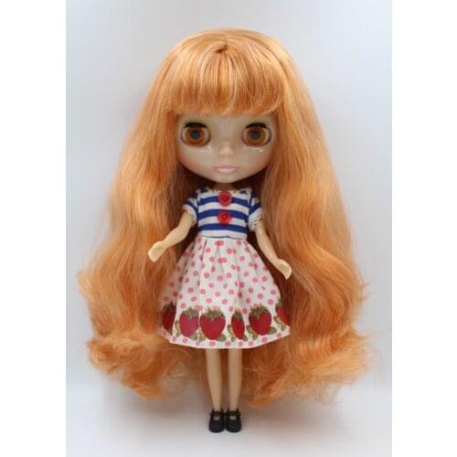 Free Shipping Top discount Transparent Face DIY Nude Blyth Doll item NO. 338T Doll limited gift special price cheap offer toy