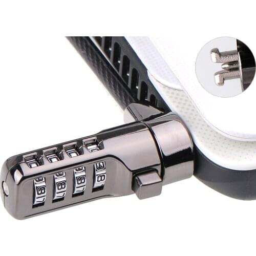 5mm thickness 190cm Long Steel Notebook Laptop Security 4 Digit Password Lock Chain Cable Protections Anti-theft