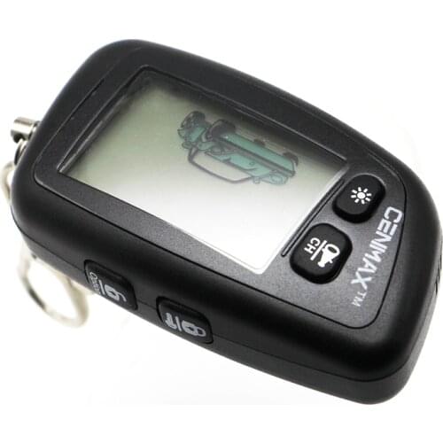 Cenmax st-5 Keychain Key Fob Chain LCD Remote Controller For Cenmax ST5a Two Way Car Alarm Systems Cenmax ST-5A Security Alert