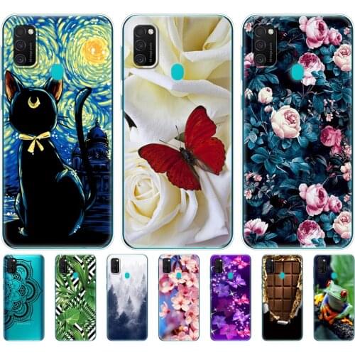For Samsung M21 Case 6.4" Silicon Soft Tpu Cover For Samsung Galaxy M21 M 21 SM-M215FZGUSER m215 Phone Back Bag Protective Shell