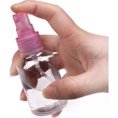 Travel Clear Plastic Perfume Atomizer Empty Spray Bottle Dispenser Travel Clear Plastic Atomizer Empty Small Spray Bottle Random