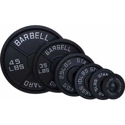 Electroplating tablet dumbbell barbell universal household large hole free weight lifting fitness plate
