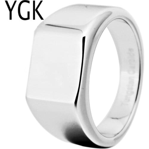 12MM Classic 100% Tungsten Carbide Ring for Men Wedding Band Engagement Ring Anniversary Gift Alliances Rings for Women Jewelry