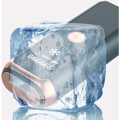 Ice Painless Machine Sapphire Freezing Point Hair Removal Device Home Use Portable Permanent Laser Hair Removal