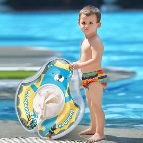 SWIMBOBO Inflatable Baby Swim Ring Outdoor Safety And Comfortable Swimming Pool Accessories Droshipping For 3-36 Months Toddler