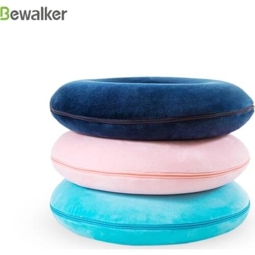 New 38*38Cmdonut Shaped Forma Memory Foam Car Seat Pad Hemorrhoid Treat Car Seat Big Relief Pain Tailbone Coccyx Soft Pillow2021