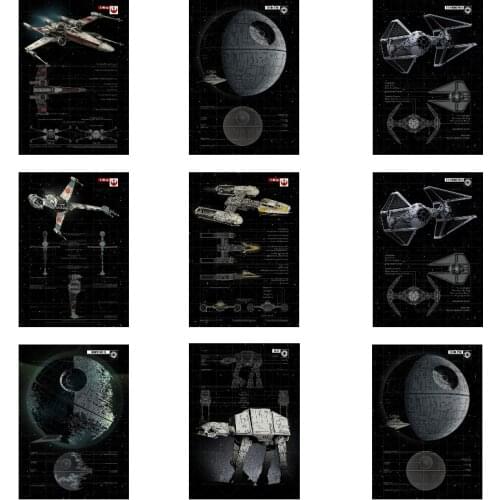 Star Wars Movie Poster Star Wars Han Solo Darth Sidious Leia Organa Canvas Painting Wall Home Decor Picture Living Room Cuadros