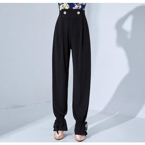 L21203 Latin Dance Dress Women Trousers Band Ankle Design Latin Dance Pants Ballroom Modern Belly Dancing Performamnce L2125