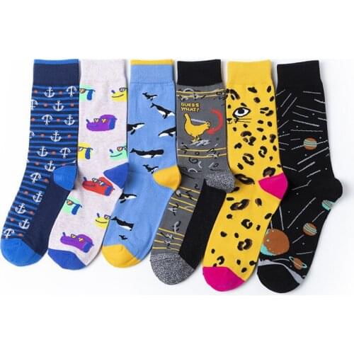 Gift Cute Cartoon Ocean Sky Funny High quality Splicing socks Cosplay Superhero Cotton personality socks prop Novel stockings