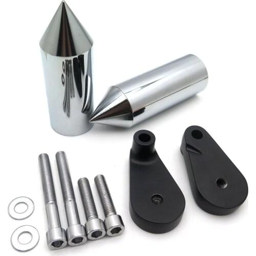 Aftermarket free shipping motorcycle parts Aluminum Frame Slider Crash Protector For 2007 2008 Yamaha Yzf R1 Yzf-R1 chrome