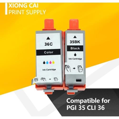 2020 For Canon Pixma IP100B IP100 IP100 mini 260 320 printers Compatible Ink Cartridges PGI35 CLI36 PGI-35 CLI-36 PGI 35 CLI 36