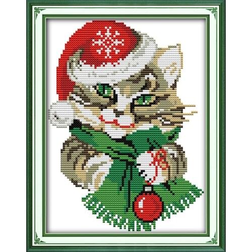Everlasting Love Christmas Ecological Cotton Chinese Cross Stitch Kits Counted Stamped 14CT And 11 CT New Year Sales Promotion