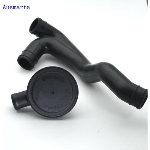 OEM Crankcase Breather Vent Valve+Exhaust pipe fit A4 A6 Passat B5 1.8t 06A 129 101 D 06A129101D 06A103221AH