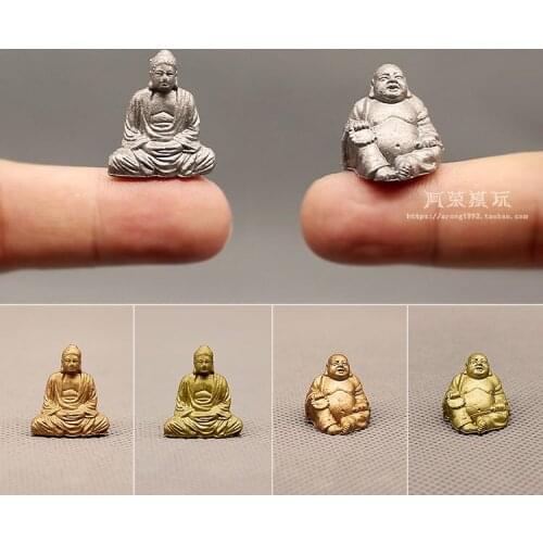 Buddhism Shakyamuni Maitreya Buddha Statue Religion Action Figure Model Fairy Garden Decor Miniature Ornament Figurine Toys Gift