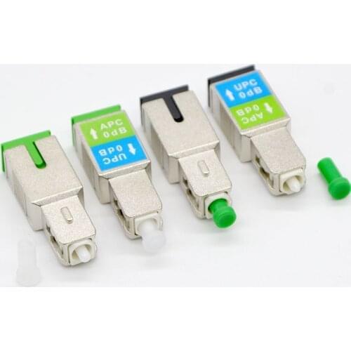 1pcs NEW Optic Fiber Connector SC/APC Female-SC/UPC Male SM-9/125 Fiber Optic Adapter Flange Coupler Special Wholesale