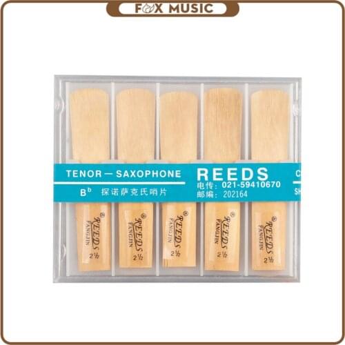 10pcs 2.5 Strength Saxophone Reeds Durable Bamboo Reeds Saxophone Mouthpiece For Saxophone