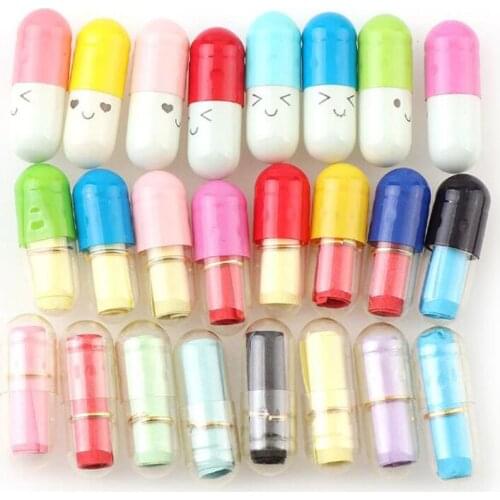 20/50Pcs Creative Capsule Letters Message in a Bottle Lovers Pill Box Secret Wishing Bottle Party Surprised Valentines Day Gifts