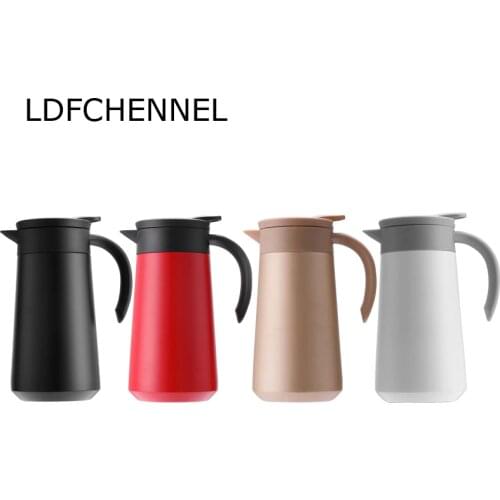 800ML Home Stainless Steel Water Pot Kettle Vacuum Flasks Insulation Thermos Office Coffee Thermal Warm Bottles Double Wall Jugs
