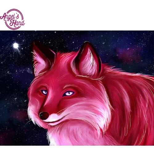 DIY 5D Fox Diamond Mosaic Painting Needlework Gift Full Square Animals Series Diamond Painting Cross Stitch Home Decor