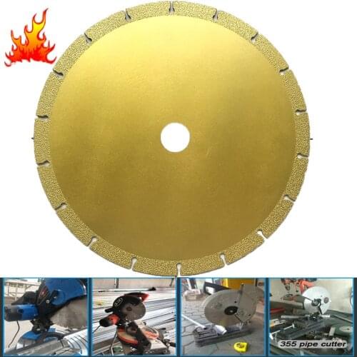 Diamond saw blade can cut thick stainless steel pipe iron galvanized tube with maximum wall thickness of 8 mm