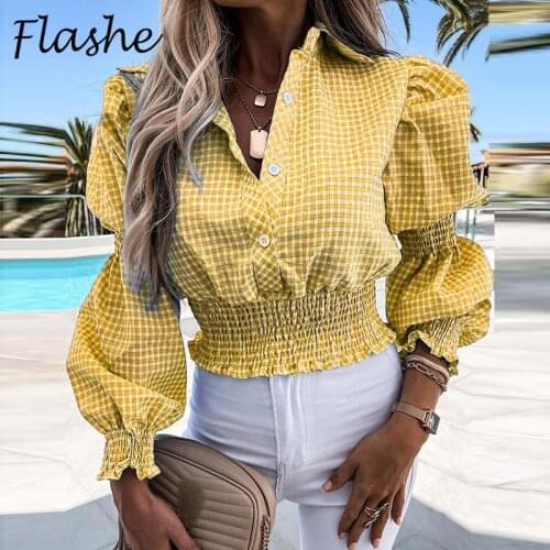 BISHAN Blouses With Elastic