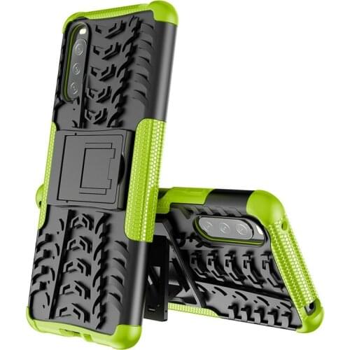 Case For Sony Xperia 10 III 3th Gen ShockProof Rugged 2 in 1 Armor Stand Cover For Sony Xperia 5 III 3th Shell Kickstand Funda