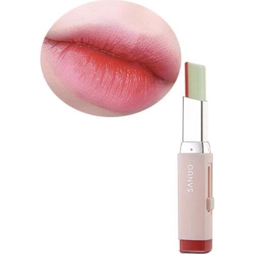 Gradient Lipstick Biting Lip Makeup V Type Long Lasting Changing Moisturizing Lipstick Balm Makeup Lip Ever O4Q3