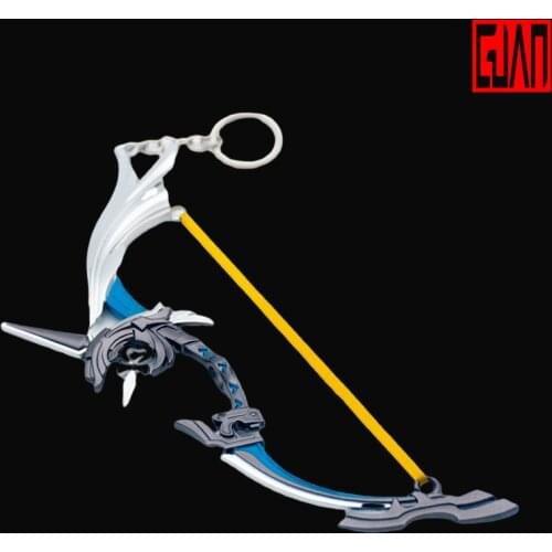 Alloy Weapons Game Props Source God Yuan God Peripheral Weapons Amos Bow Sucker Rubber Band Gun Toy Bow Ornaments Gifts