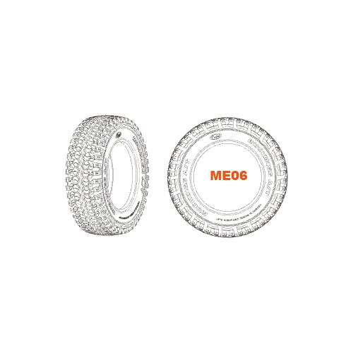 Capo SIXER 1:6 Jimny Samurai 15828Me tire with inner foam RC Crawler option upgrade parts