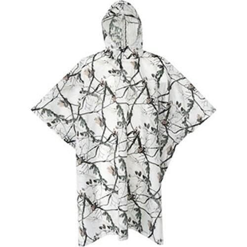 3 In 1 Multifunctional Raincoat Backpack Rain Cover Hiking Cycling Poncho Waterproof Tent Outdoor Camping Shade Tent Picnic Mat