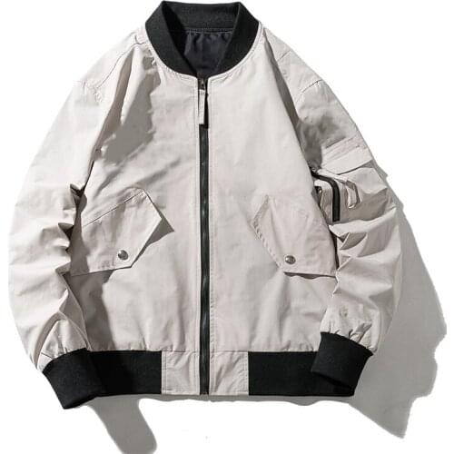 Pilot Jacket Men 2020 New Loose Thickened Baseball Cotton Jacket Mens Jacket