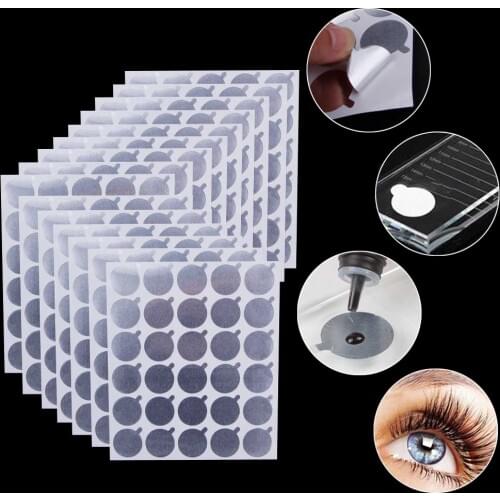 300Pcs Glue For Eyelashes Disposable Lash Glue Holder Jade Stone Colle Extension Cils Long Eye Glue False Eyelashes Makeup Tool