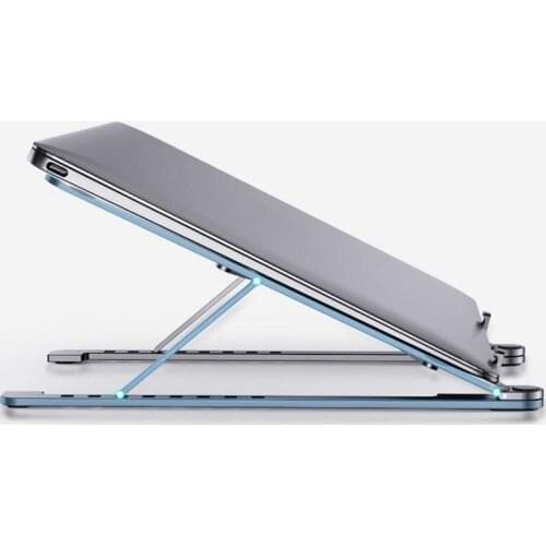 Kuulee Stand Portable Adjustable Ventilated Tablet Stand Notebook Holder Ergonomic for Mac Pro/Air/Samsung/Acer/HP/Dell/ASUS