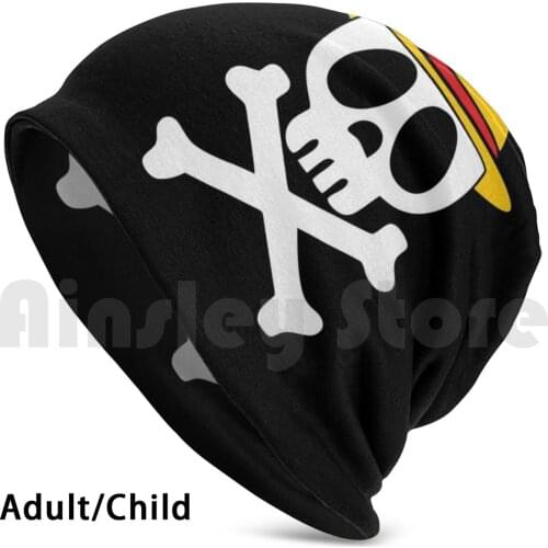 Mugiwara No Harlock Beanies Knit Hat Hip Hop Manga Fun Game Video Geek Harlock Vintage Bad