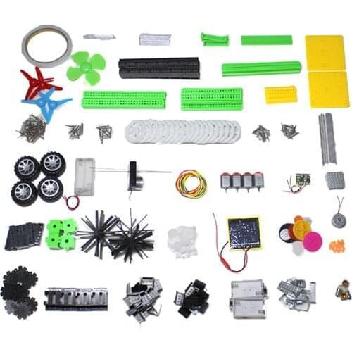 Technology Model Material Kit 25/40 Type of DIY Kits Electronic Building Blocks Model Making Accessories Car Toy Model for Kids
