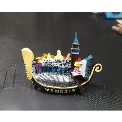 Venice boating souvenir refrigerator stickers