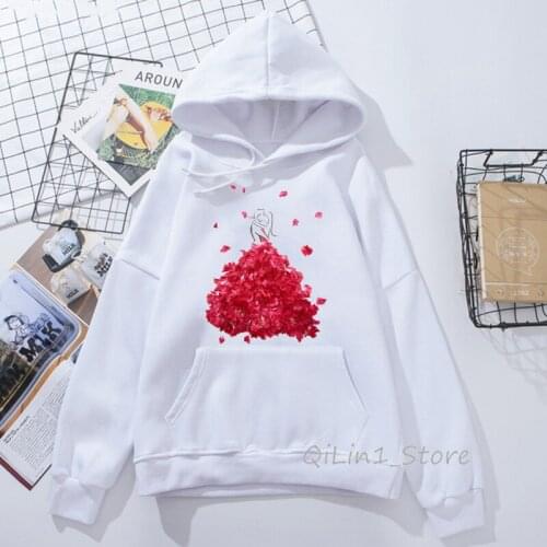 Funny Couple lover flowers dress printed women’s sweatshirt girlfriend gift autumn winter tumblr clothes hat hoodies sudaderas