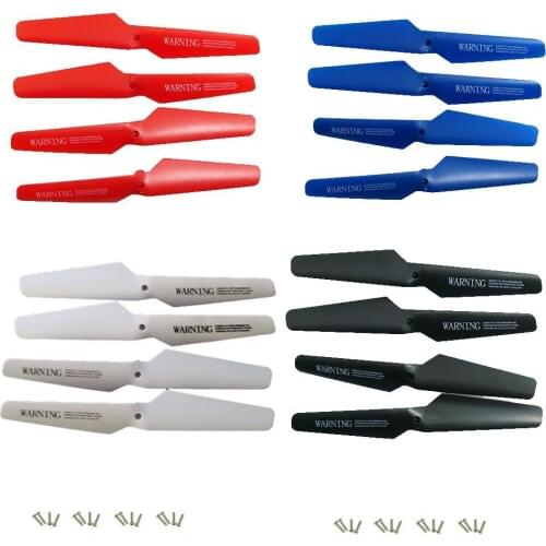 16pcs * 4 Colors Syma X5 X5C X5C-1 X5SC X5SW Spare Parts Main Blade Props Propellers for Syma X5 Series RC Mini Quadcopter Toy