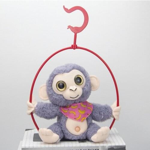 2021 New Electric Plush Toy Monkey Speaking Repeat Swing Dacing Electronic Stuffed Animal