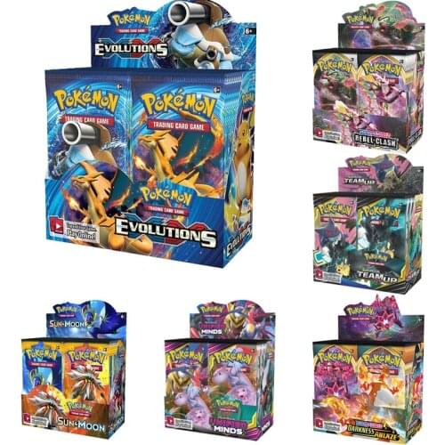 324pcs new style Pokemones cards Sword Shield serie in English version Booster Box Collectible Trading Cards Game for kids