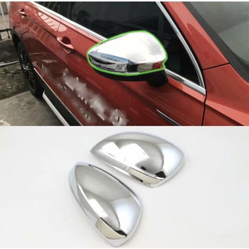 Car Accessories Exterior ABS Chrome Rearview Mirror Decoration Cover For Volkswagen Tiguan L 2016 Car Styling