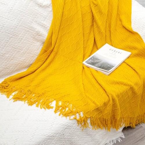 Decorative Throw Blanket for Beds and Sofa Throws Summer Air Conditioning Blankets Women Wrap Office Nap Plaid