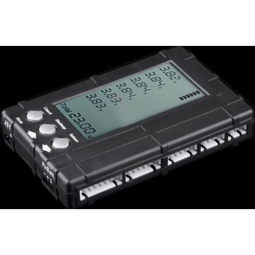 3 in 1 LCD Discharger Balancer Meter Tester for 2-6S lipo Li Fe Battery Digital Battery Capacity Checker Controller Tester