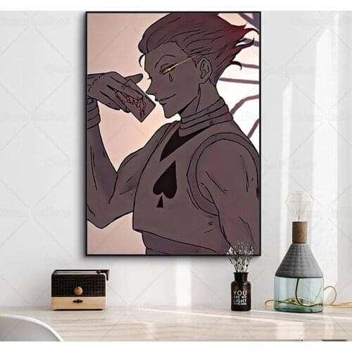 Canvas Painting Hunter x Hunter Hisoka Anime Poster Modern HD Print Type Home Decor Wall Artwork Modular Style Picture