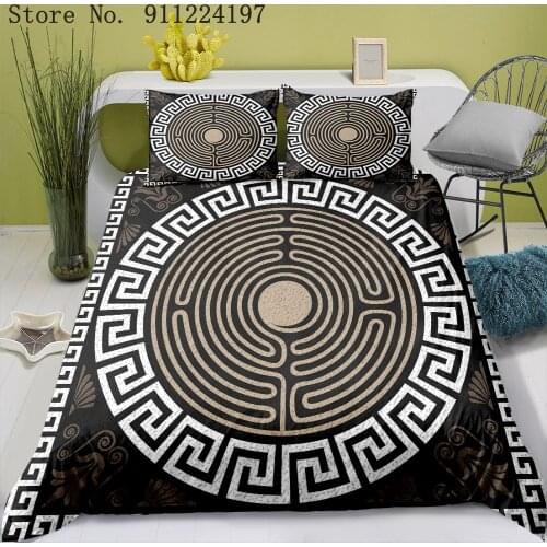 Black And White Duvet Cover Sets Fashion Geometric Bedding Set Luxury Quilt Cover Single Double Queen King Size Adult Bedclothes
